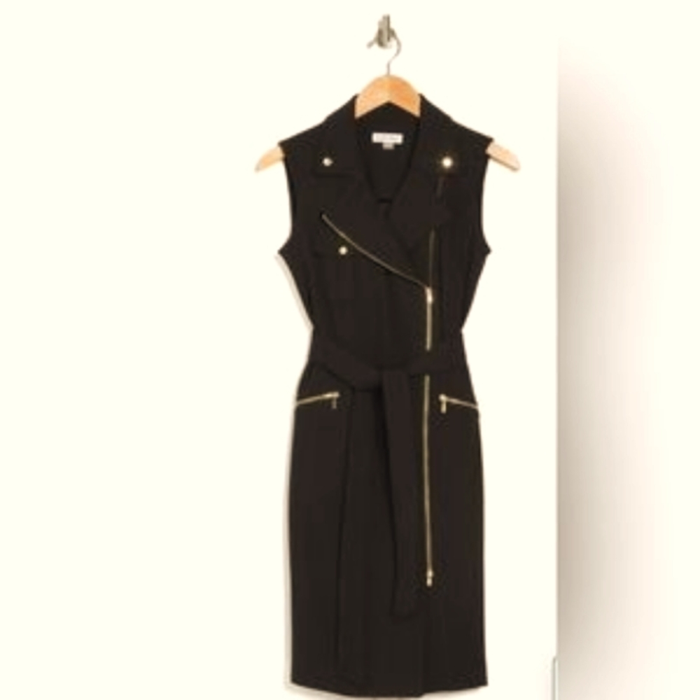 Calvin Klein sleeveless trench dress